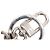 Charm per borsa e portachiavi Dragonne LV Padlock in pelle nera Louis Vuitton Nero - vista 3