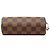 Borsa a mano pochette Papillon Louis Vuitton Damier Ebene marrone - vista 3
