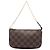 Borsa Louis Vuitton Damier Ebene Mini Pochette Accessoires marrone