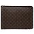 Brown Louis Vuitton Monogram Poche Documents Portfolio Business Bag