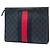Clutch Gucci GG Supreme Web nera Nero - vista 2