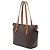 Borsa Tote Louis Vuitton Monogram Totally PM marrone - vista 2