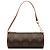 Braune Louis Vuitton Monogram Papillon Pochette Handtasche