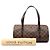 Borsa Louis Vuitton Damier Ebene Papillon 30 marrone - vista 7