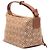 Piccola borsa Cubi in tela Anagram marrone LOEWE - vista 2