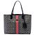 Tote Black Gucci GG Supreme Caleido Web Nero
