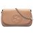 Borsa a tracolla Gucci Soho Chain Flap in pelle di vitello Medium marrone