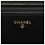 Borsa a tracolla Chanel Boy Wallet on Chain in pelle caviar matelassé nera Nero - vista 5