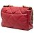 Borsa Chanel Large 19 in agnello rosso - vista 2