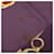 Foulard di seta Hermès Bride de Cour Viola 90 Porpora - vista 5