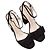 Bow Sandali con plateau e fiocco in scamosciato nero Prada Taglia 37.5 - vista 2