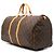 Borsa da viaggio Louis Vuitton Monogram Keepall 55 marrone - vista 2