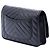 Borsa a tracolla Chanel Reissue 2.55 Chevron in pelle di vitello invecchiata nera Wallet on Chain Nero - vista 2