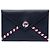 Clutch envelope Airlines in agnello blu Chanel