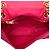 Borsa a tracolla con patta e catena Tessuto rosa Prada - vista 4