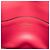 Borsa a tracolla envelope monocromatica in pelle Saffiano rosa Prada - vista 5