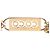 Cinturón de doble cadena Chanel Gold Plated Strass Coco Plaque Gold Dorado - vista 2
