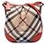 Burberry Supernova Check beschichtete Canvas Dryden Umhängetasche beige
