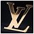 Borsa a Spalla Louis Vuitton Louise Chain GM Nera Nero - vista 5