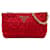 Borsa a tracolla Prada Tessuto Gaufre rossa Rosso