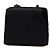 Borsa a tracolla Chanel Mini Square Diagonal Quilted Satin Single Flap nera Nero - vista 2