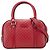 Bamboo Borsa Microguccissima Bree Small rossa di Gucci Rosso