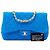 Borsa a tracolla Chanel Jumbo Classic Perforated Jersey Single Flap Blu - vista 7
