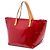 Borsa Louis Vuitton Monogram Vernis Bellevue PM Rossa Rosso - vista 2