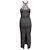 Vestido maxi bandage de espalda abierta y cuello halter gris Herve Leger Talla US XS - vista 3