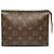 Beauty case Louis Vuitton Monogram marrone 19 Clutch Bag