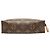 Beauty case Louis Vuitton Monogram marrone 19 Clutch Bag - vista 3