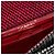 Borsa a Spalla Chanel Medium CC Tweed Multi Print Double Flap Rossa Rosso - vista 5