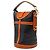Bucket Bolsa Duffle Louis Vuitton em couro de bezerro azul e Monogram Reverse - vista 2