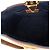 Bucket Bolsa Duffle Louis Vuitton em couro de bezerro azul e Monogram Reverse - vista 4