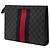 Clutch Gucci GG Supreme Web nera Nero - vista 2
