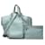 Borsa Hammock in pelle blu LOEWE Medium - vista 8