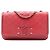 Borsa a tracolla Chanel Medium Quilted Caviar CC Filigree Flap Rossa Rosso
