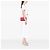 Borsa a tracolla Chanel Medium Quilted Caviar CC Filigree Flap Rossa Rosso - vista 7