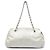 Borsa a tracolla Chanel CC Caviar Bianca Bianco
