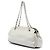 Borsa a tracolla Chanel CC Caviar Bianca Bianco - vista 2