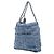 Borsa Chanel Mini Denim Studded 22 Blu Satchel - vista 2