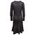 Schwarzes Louis Vuitton Langarmkleid aus Open Knit Größe US S - Ansicht 3