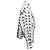 Weiß-schwarzes Balenciaga Logo-Print Button-Up Top Größe FR 34 - Ansicht 3