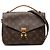 Louis Vuitton Monogram Pochette Metis Satchel braun
