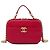 Borsa Chanel Small CC Quilted Caviar Rossa Top Handle Camera Bag Satchel Rosso