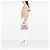 Borsa a tracolla Chanel CC Confetti in tweed rosa - vista 6