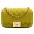Mini borsa a tracolla Chanel Yellow Jersey Chic With Me Flap Giallo