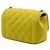 Mini borsa a tracolla Chanel Yellow Jersey Chic With Me Flap Giallo - vista 2