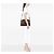Borsa a tracolla bowling Louis Vuitton Kensington Damier Ebene marrone - vista 5