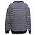 Chanel gestreifter Baumwollcardigan in Navy & Weiß Größe FR 48 Blau - Ansicht 3